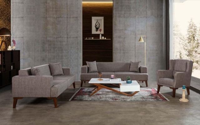 Luxury Sofa set 3+3+1 Couch Sofa Upholstery Furniture in Living room