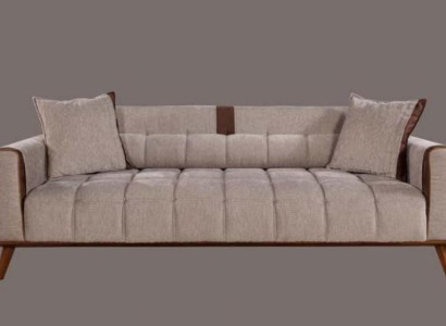 Sofa 3 Seat Textile Sofas Couch Upholstery Suite Seat Cushion Three Seater