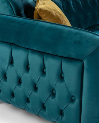 Corner sofa L-shape Textile Luxury Sofa Living landscape Upholstery Couch Furniture