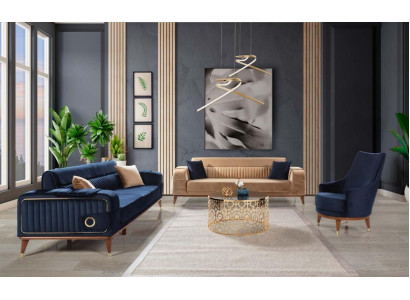 Luxury Sofa set 3+3+1 Seater Set Design Sofa Upholstery Couch Modern