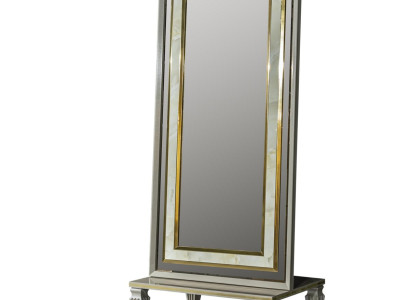 Mirror Gray Body Size Modern Standing Mirror Metal Standing Mirror Bedroom new