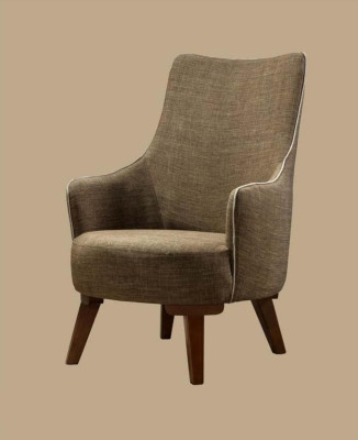 Luxury Modern Armchair 1 Seater Design Living room Upholstery Wood Furniture