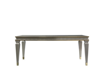 Dining table White Dining room Wood Furniture Design Elegant Table Luxury Style