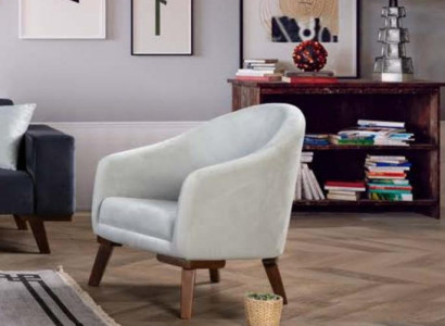 Upholstery Designer Textile 1 Seater Wood Upholstery Seat Couchen new Armchair Modern