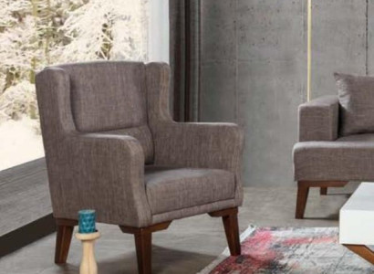 Armchair Luxury Upholstery Furniture Living room Single Seater Armchair Textile new color brown