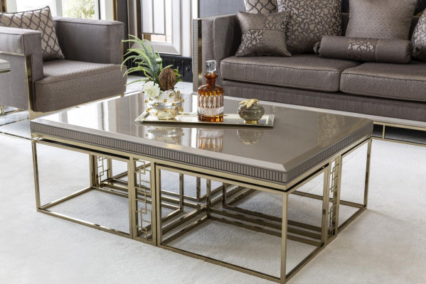 Coffee table Brown Beautiful Tables Living room Elegant Table Design Furniture Luxury new