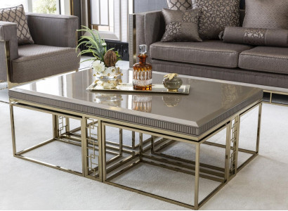 Coffee table Brown Beautiful Tables Living room Elegant Table Design Furniture Luxury new