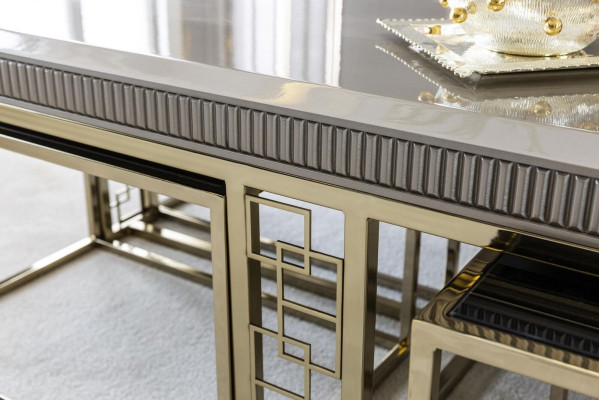 Coffee table Brown Beautiful Tables Living room Elegant Table Design Furniture Luxury new