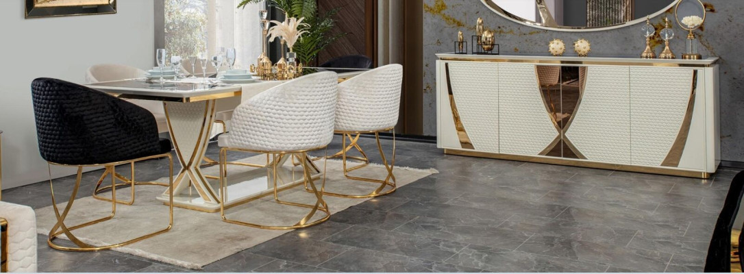 Dining room Set Ess Group Tables Wood Table 7tlg Complete Set Dining table 6x Chairs