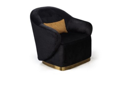 Armchair Single Seater Luxury 1 Seater Upholstery Seat Designer Textile Seat Fabric