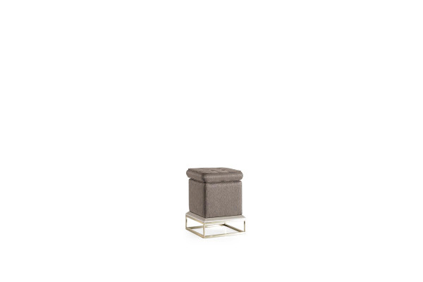 Stool Gray Elegant Wood Furniture Modern Design Luxury Beautiful Bedroom