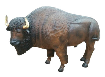 Bison Life Size Figure Decoration Statues Sculpture Garden Decorative Figures 90cm new