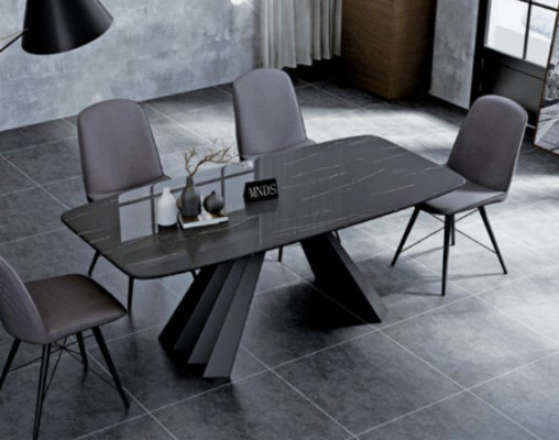 Design Dining room Group Table + 4 Chairs Seat Upholstery Suite Tables Lehn Chair