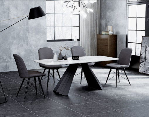 Design Dining room Group Table + 4 Chairs Seat Upholstery Suite Tables Lehn Chair
