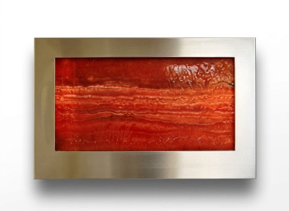 LED water wall designer water columns waterfall picture frame 90x60