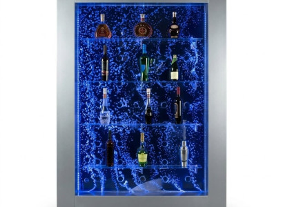 Modern Partition Shelf Water Wall Column Water Column Led Shelves