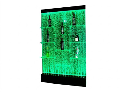 Illuminated Led Shelves Designer Water Wall Bar Shelf Column Water Columns