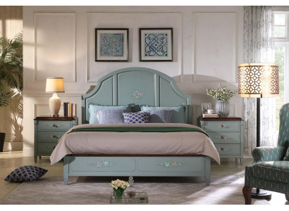 Bed 2x Bedside table 3 pcs. Bedroom Set Design Modern Luxury Bedroom new