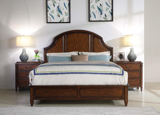 Bed 2x Bedside table 4-piece Bedroom Set Design Modern Luxury Classic Furniture