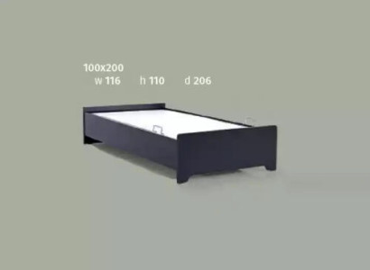 Bed Single bed Beds Bedroom Childrens room Bed frame 100x200cm