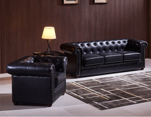 Beige Royal Couch - Luxury Chesterfield Furniture Upholstery Design Furniture