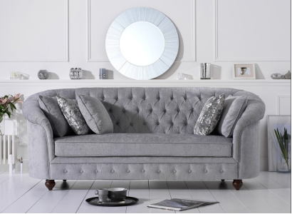 Chesterfield Sofa Couch Upholstery Fabric Leather Couches Upholstery Suite 3 Seaters