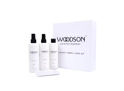 Textile cleaning set, fabric cleaner, fabric, fabric treatment agent.