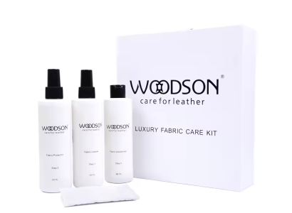Textile cleaning set, fabric cleaner, fabric, fabric treatment agent.