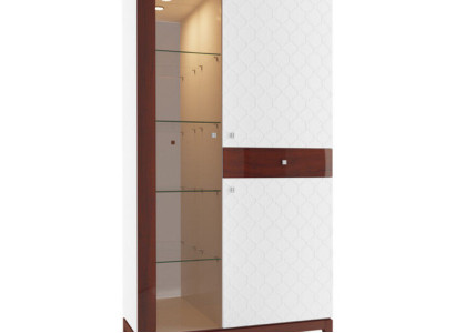 Modern design display case glass cabinet showcases wardrobe decorative showcase shelf