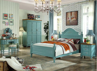 Hotel Upholstery Double Beds American Bix XXL Wood Textile Bed Elegant Design