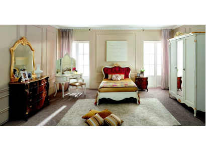 Italian Furniture Luxury Bed Swarovski Crystal stones Baroque Beds Frames