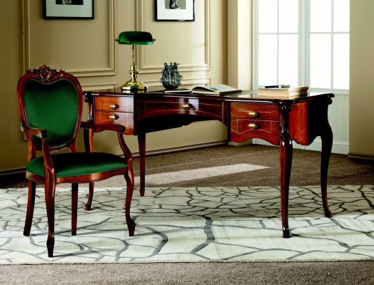 Desk Baroque Rococo Table 2 pcs. Set Suite Italian Furniture