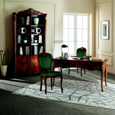 Desk Baroque Rococo Table 2 pcs. Set Suite Italian Furniture