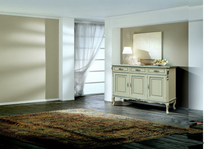 Luxury Italian Wood Furniture White Large Buffet Wardrobe Living room Furniture new