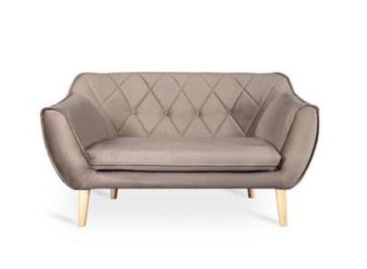 Refined 2-seater sofa in modern style from European furniture manufacturers