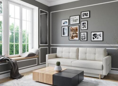 Sofa 3 Seater White Sofas Seat Living room Modern Design Upholstery Fabric Luxury new