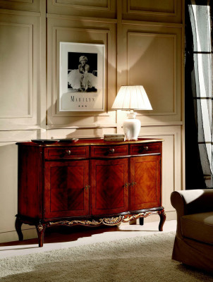 Chic Luxury Italian Wood Furniture Chest of drawers Italian Living room