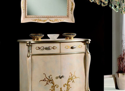 Luxurious Furniture Wood Style Baroque White Wardrobe Chest of drawers Cabinets Designer