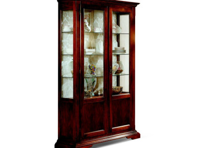 Chic Designer Italian Luxury Wood Furniture Baroque Style Wardrobe Display case Living room