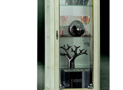 Classic Luxury Furniture Wood White Display case Chic display cabinet Italian Furniture new