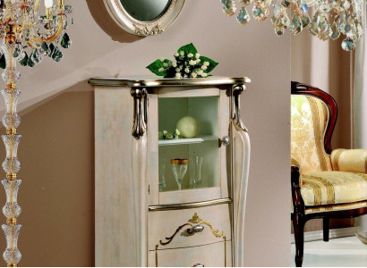 Furniture Classic r Chest of drawers Wood Glass Display case chest of drawers designer