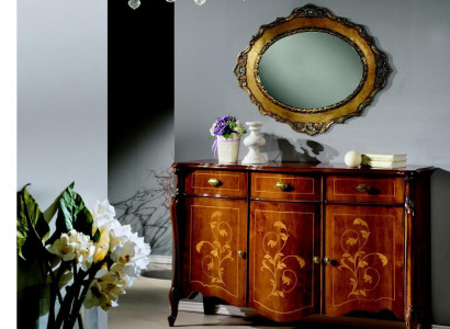 Design Furniture Style Baroque Chest of drawers Wardrobe Brown Design Luxury Wood