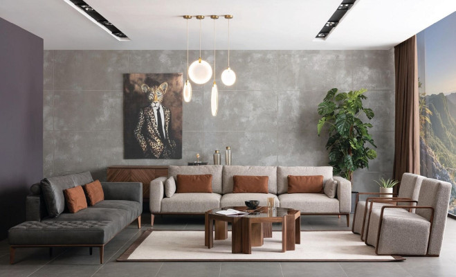 Living room 4 Sofa Seater Design Furniture Couch Sofa Couches Luxury