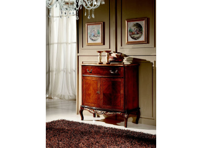 Italian Wood Furniture Chest of drawers Wardrobe with 2 doors and 1 drawer