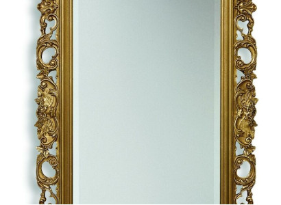 Classic r Large Mirror Wall mirror Luxury hanging mirror Wood Gold Coat rack SP6480