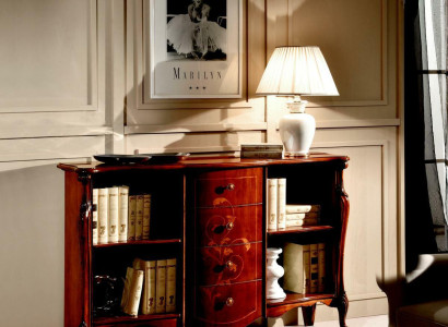 Living room Furniture Classic r Baroque Style Chest of drawers Books Chest of drawers Wood