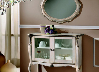 Living room Italian Furniture Classic Baroque Chest of drawers Wood Sideboard