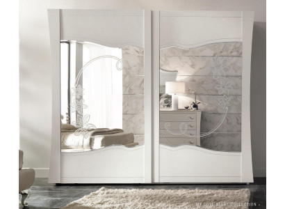 Wardrobe Sliding Doors Bedroom Wood Wardrobe Cabinets Wood Mirror new