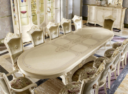 Table Luxury Dining table Italian Design Furniture Furnishings Tables Solid wood