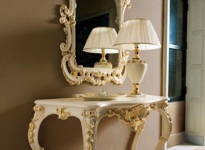 Console table Mirror Sideboard 2-piece set new Wood Italian furniture style Baroque